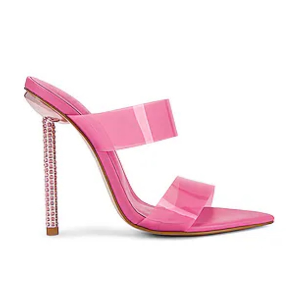 REVOLVE x Michael Costello ‘Barbara’ Pink Rhinestone Studded Heels Women’s 9